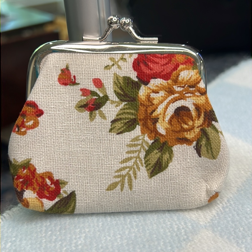 NWT Floral Coin Purse